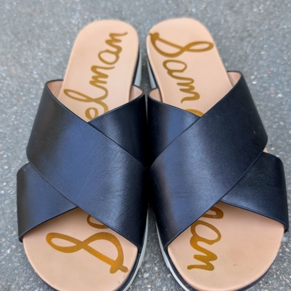 Sam Edelman Black Women's Slide Sandals